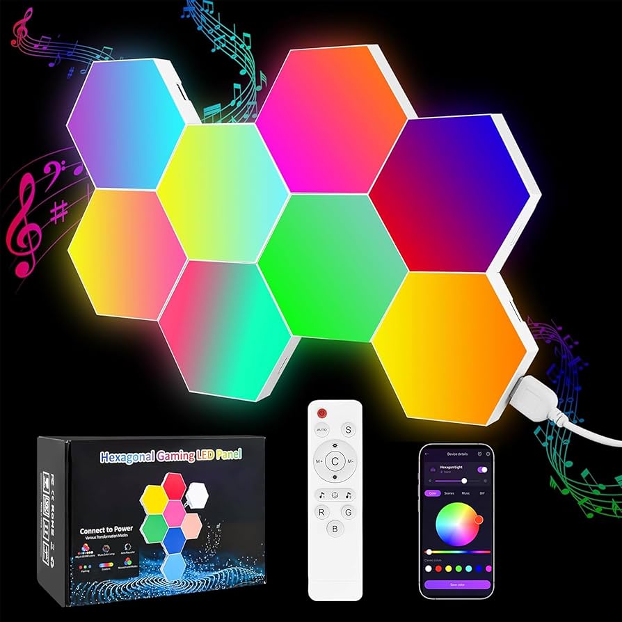 Smart Hexagon LED Light Panels