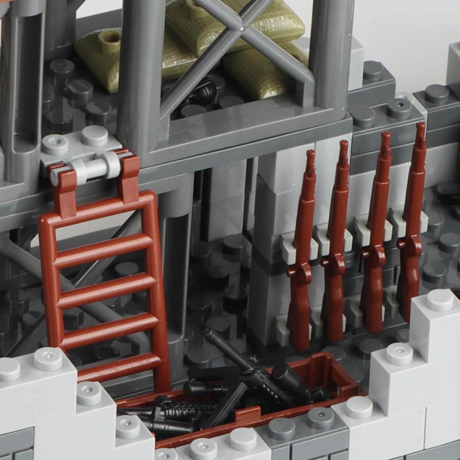 Military Base Building Blocks Set