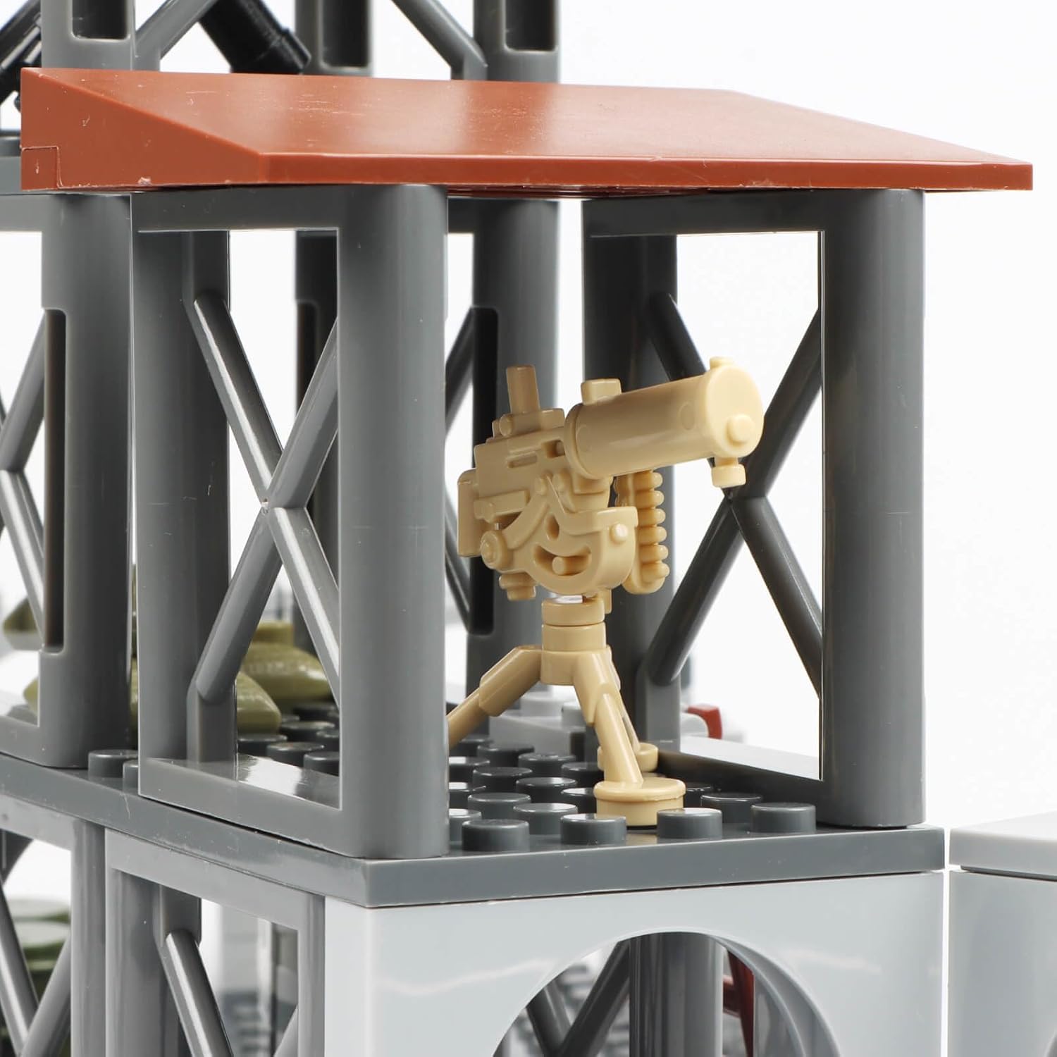 Military Base Building Blocks Set