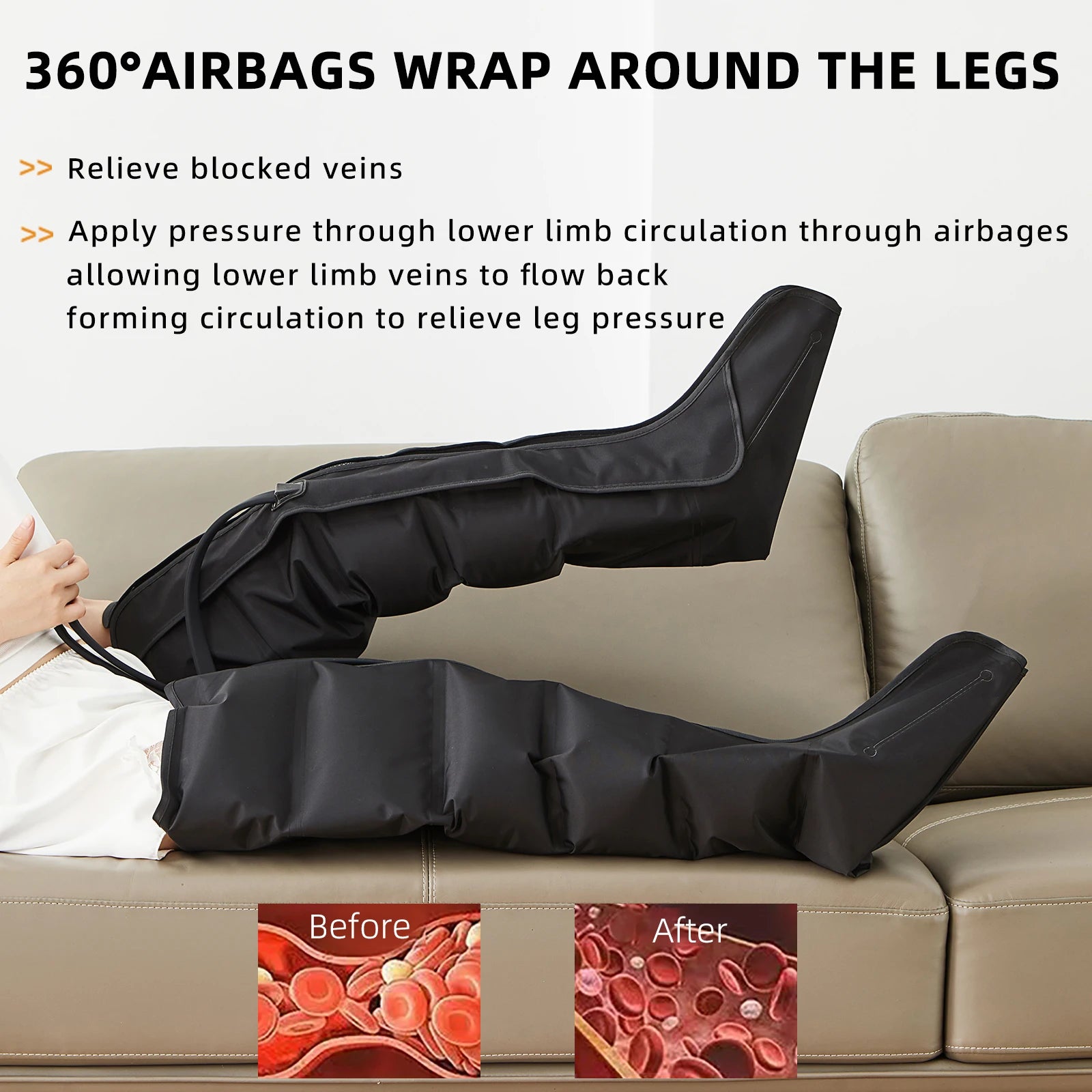 Air Wave Leg Compression Massager