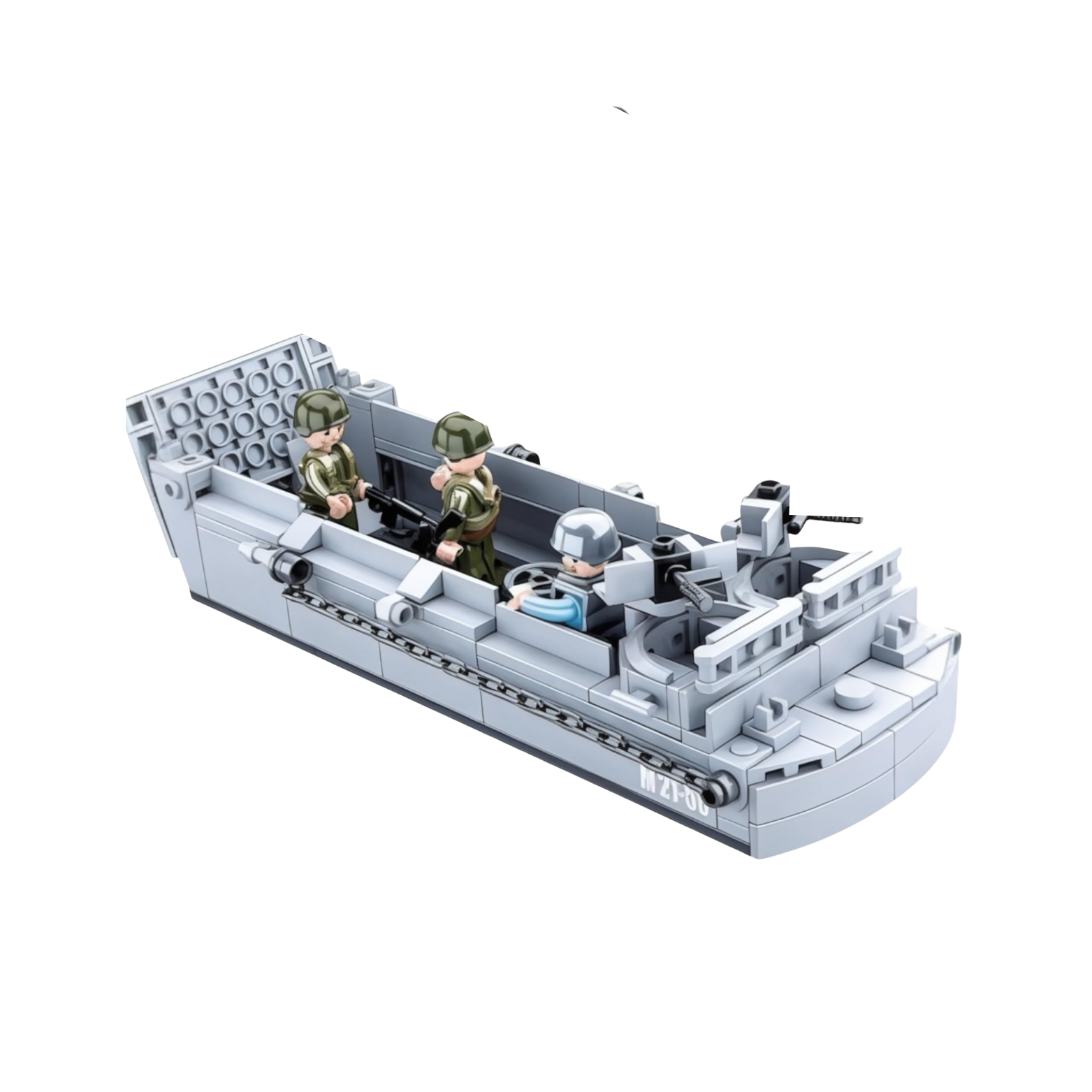 Higgins Military Landing Craft Building Blocks Set
