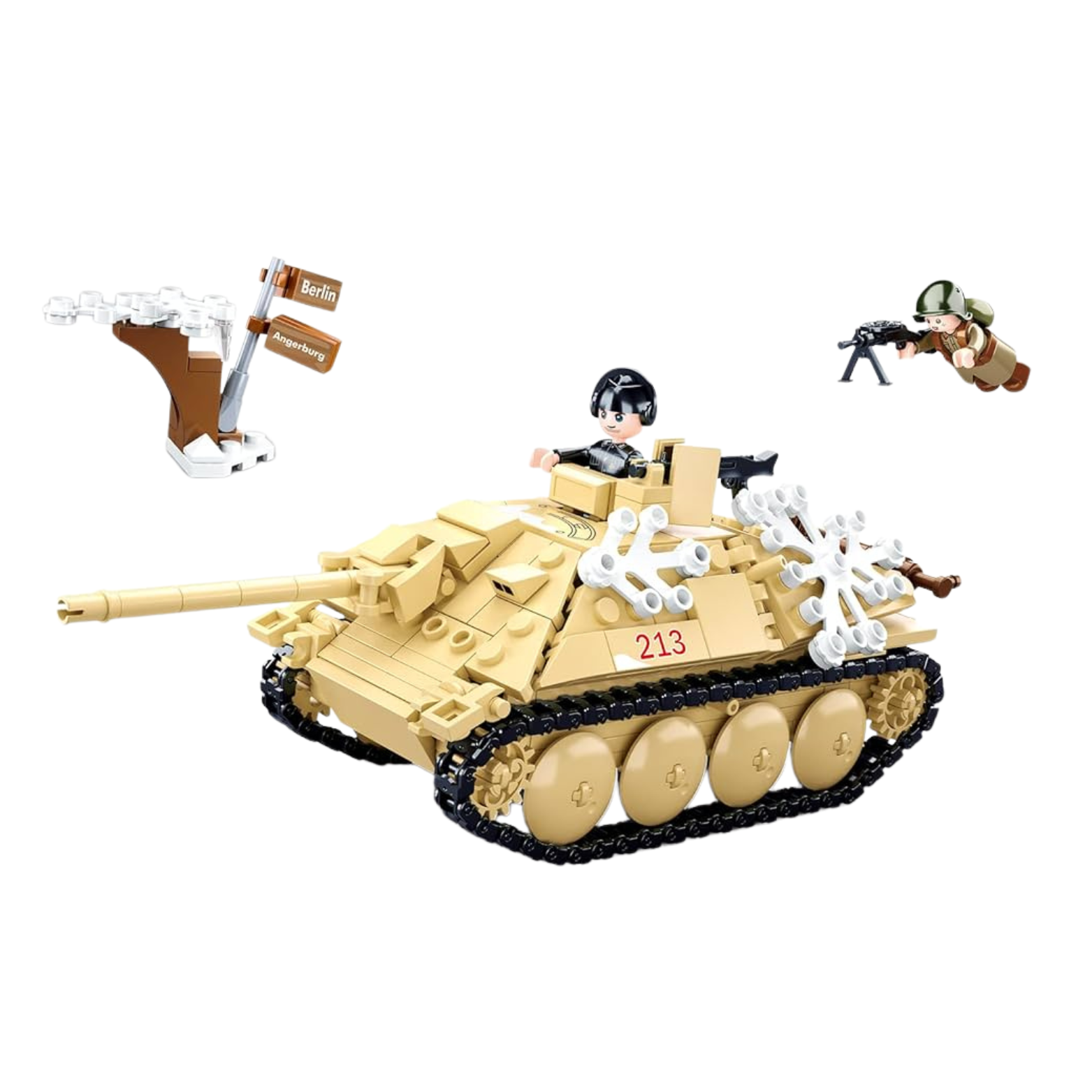 Jagdpanzer Military Tank Building Blocks Set